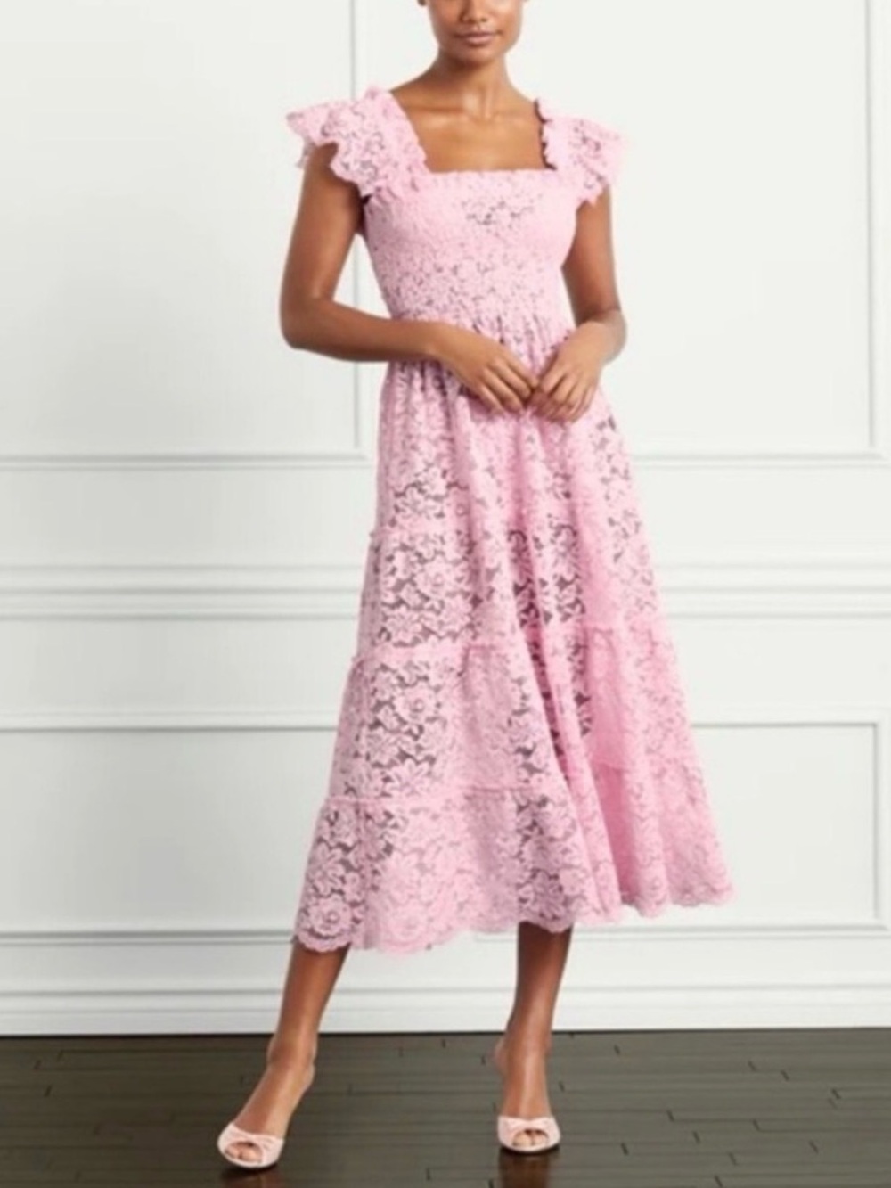 ✨NWT- Hill House Collector’s Edition Ellie Nap Dress, Pink Lace- XXS - Picture 5 of 10